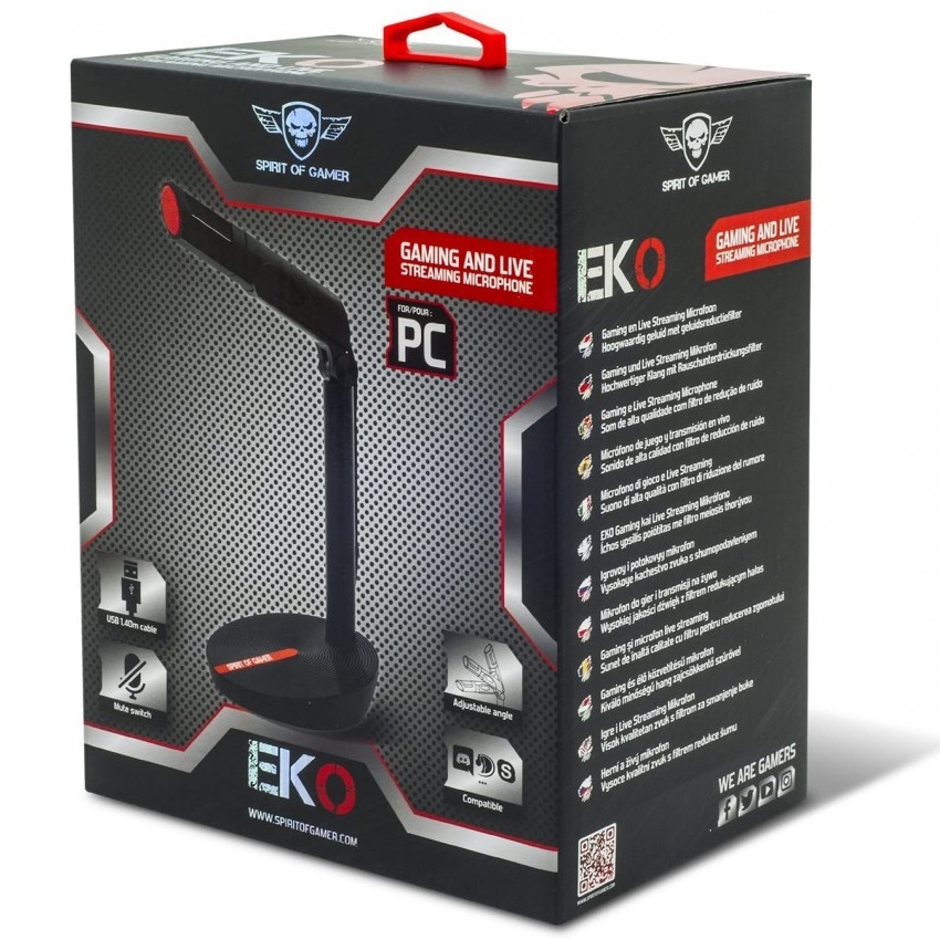 MIC SOG EKO USB BLACK